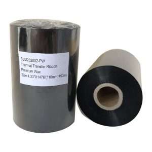 Cinta de Transf. Zebra 110mm x 450m, Cera, Negro_F1