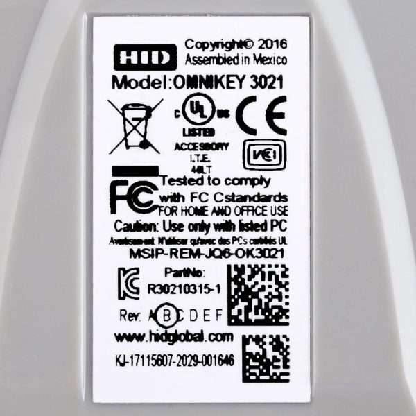 Lector de Tarjetas Omnikey 3021 USB, Plata_F2