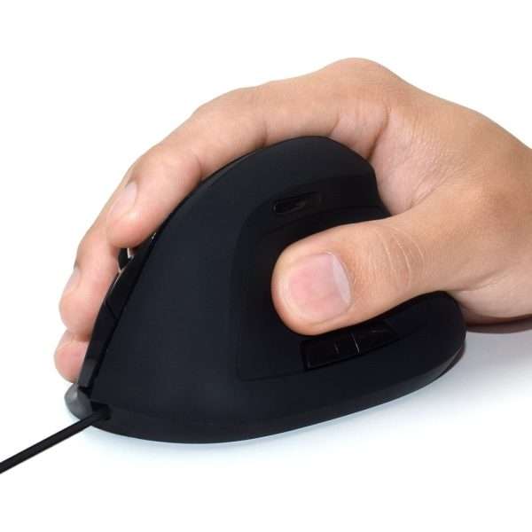 Ratón Ewent EW3157 Vertical Ergonomic- USB - Negro_F6